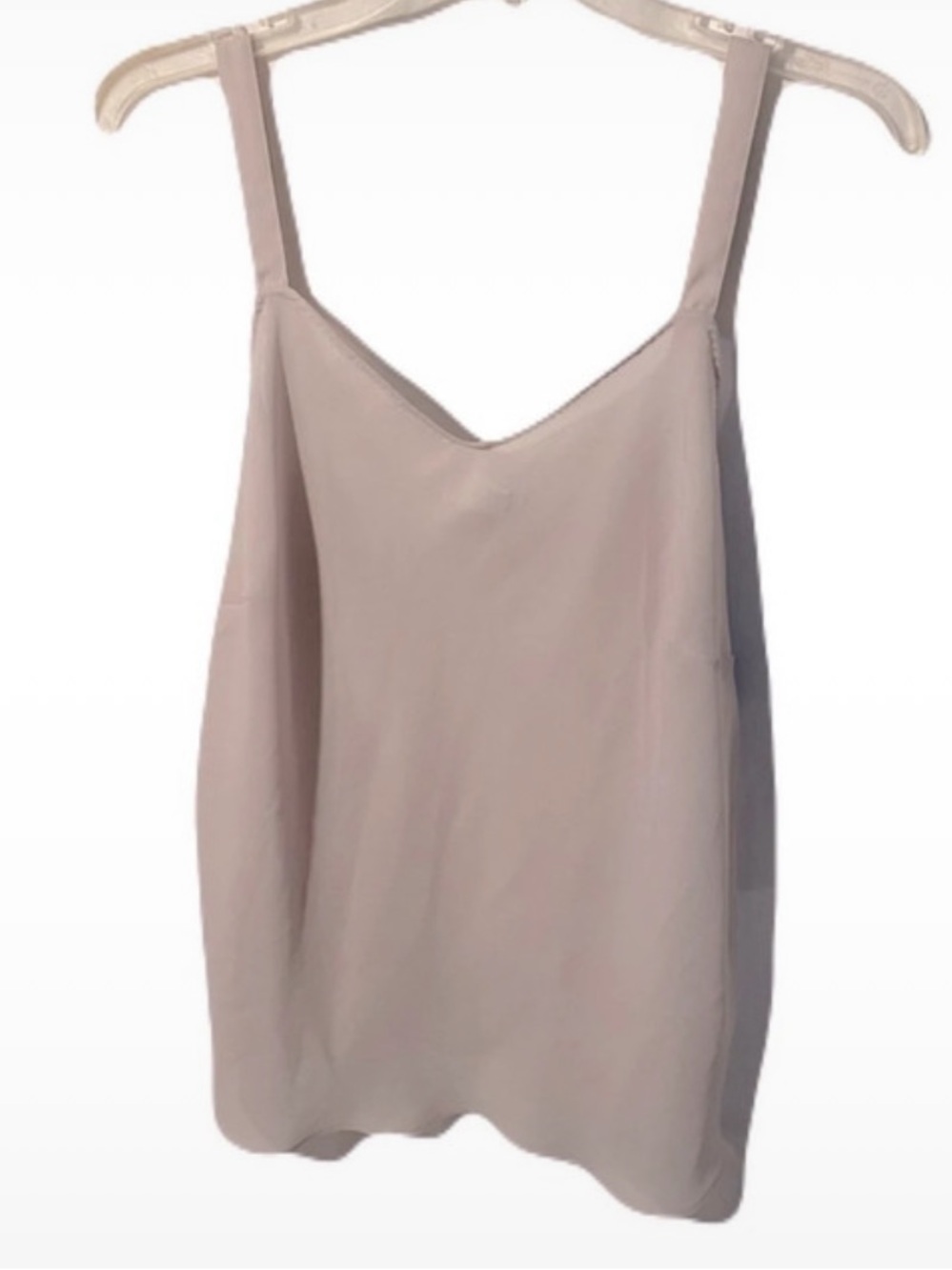 Avenue Dusty Pink V-Neck Camisole with Adjustable Straps